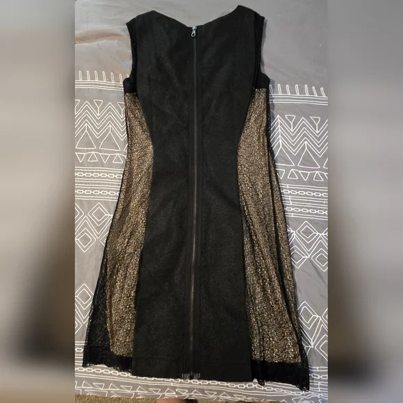 Rag & Bone Sleeveless Wool Blend Mesh Mini Dress Size 2 - Picture 7 of 7